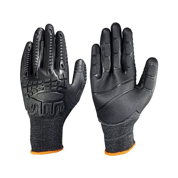 富士グローブ インパクトタフ 黒 L 7063 1ケース(10双) 64-8300-16（直送品）