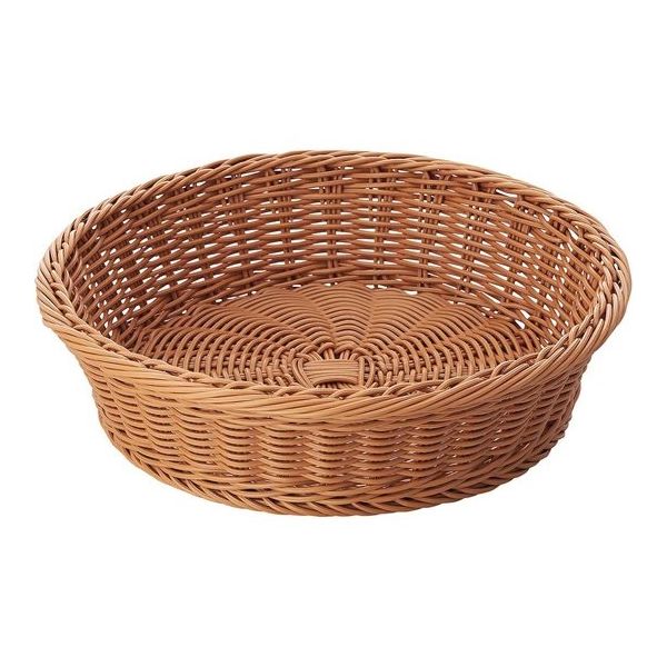 アズワン PP製丸型バスケット ブラウン 65-8868-05 1個（直送品）