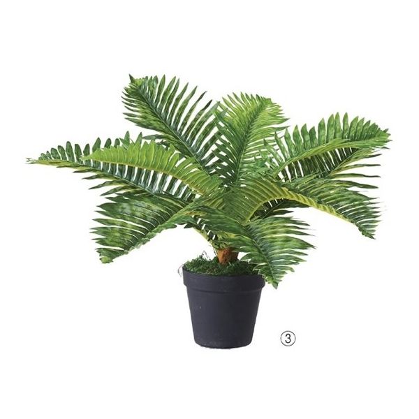 アズワン グリーンポット(フェイクグリーン) パーム 65-8873-56 1個（直送品）