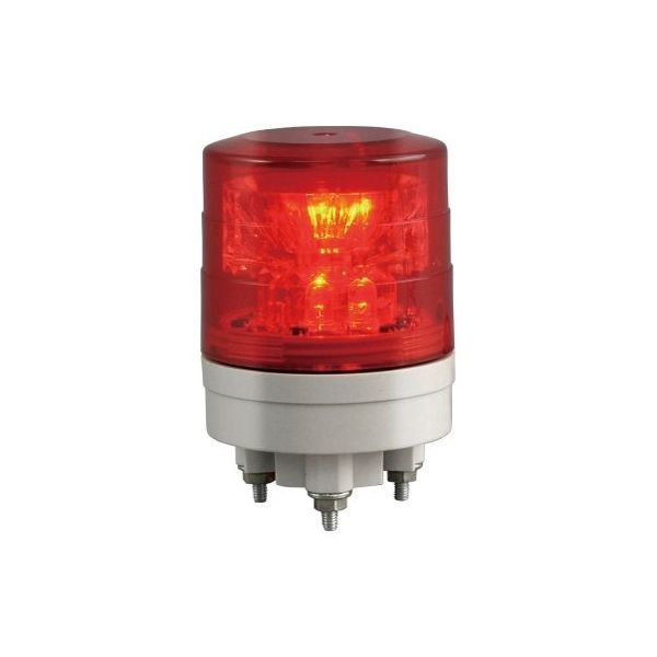 日惠製作所 小型回転灯φ45 ニコスリム(赤) VL04S-024NR 1個 61-9995-67（直送品）