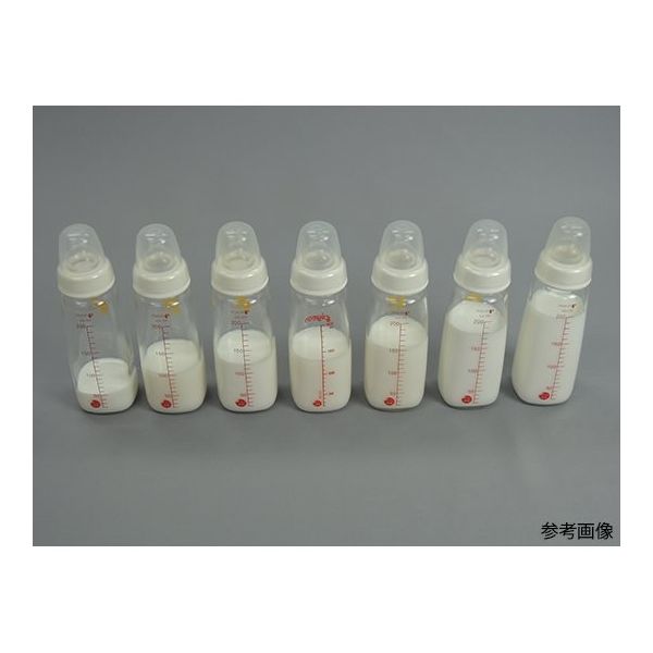 イワイサンプル フードモデル(乳類)ミルク哺乳瓶 180mL IWM-6 1本 63-6506-29（直送品）