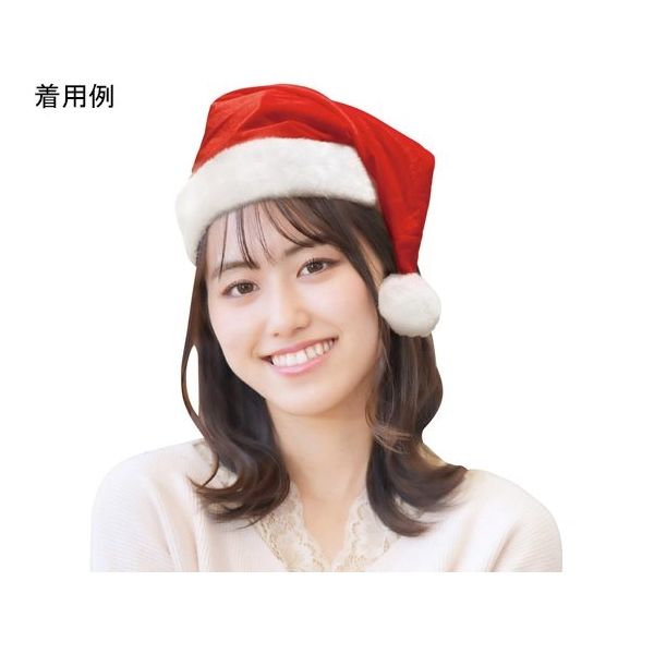 アズワン サンタ帽子 65-8115-56 1セット（直送品）