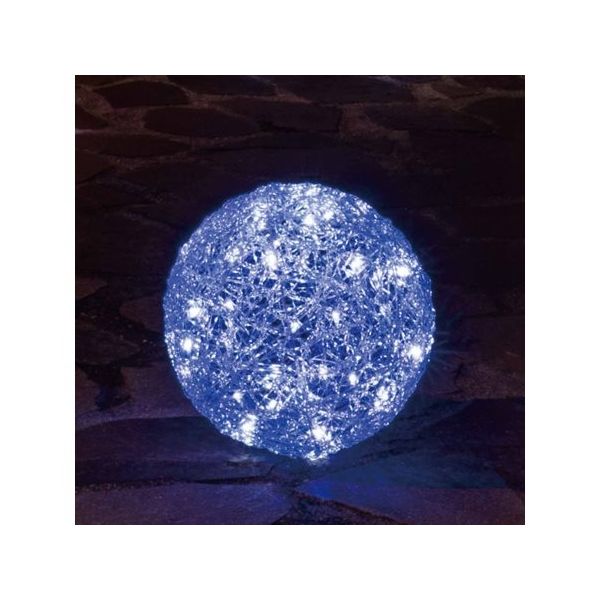 アズワン LEDプリンセスボールライト 【屋外使用可/コントロール不可】小 ブルー 65-8117-41 1セット（直送品）