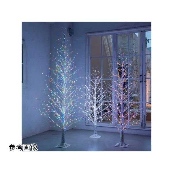 アズワン ブランチクリスマスツリー リモコン付き 1000球 H210cm 65-8116-01 1セット（直送品）