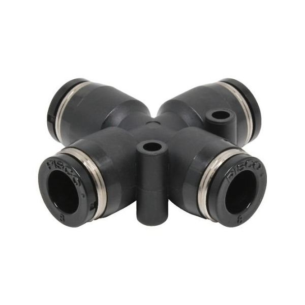 日本ピスコ チューブフィッティング クロスエイ PZA8 1個 61-1909-38（直送品）