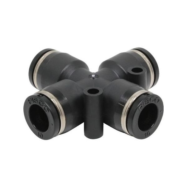 日本ピスコ チューブフィッティング クロスエイ PZA10 1個 61-1909-39（直送品）