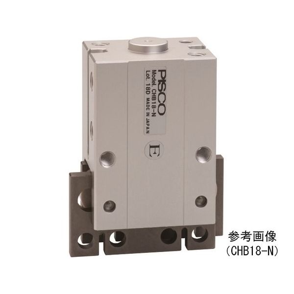 日本ピスコ エアチャック 平行チャックマルチタイプ ボディ厚23.6mm 複動式 センタポート付 CHB18-D-C 1個（直送品）