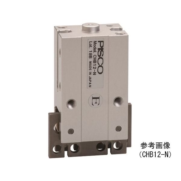 日本ピスコ エアチャック 平行チャックマルチタイプ ボディ厚16.4mm 単動式 センタポート付 CHB12-N-C 1個（直送品）