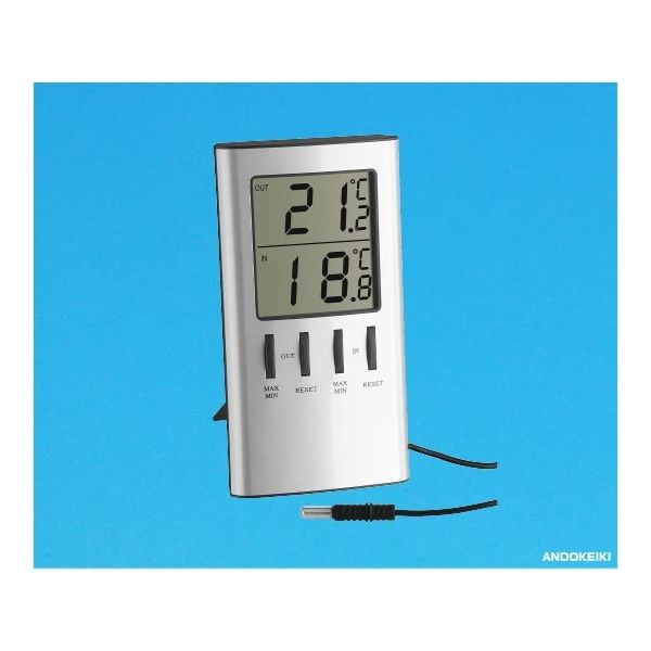 安藤計器製工所 冷蔵庫用デジタル温度計 ACT-140DIII 1個 64-5229-88（直送品）