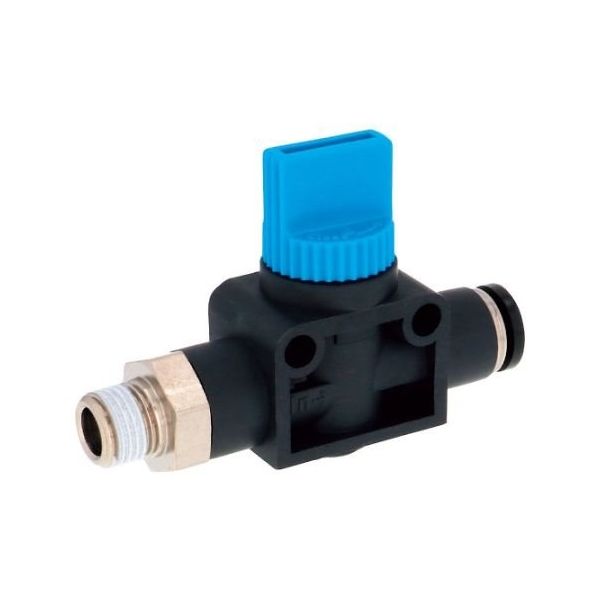 日本ピスコ ハンドバルブ ストレートB3方弁チューブR1/8出力6 HV01-6 1個 64-4804-83（直送品）