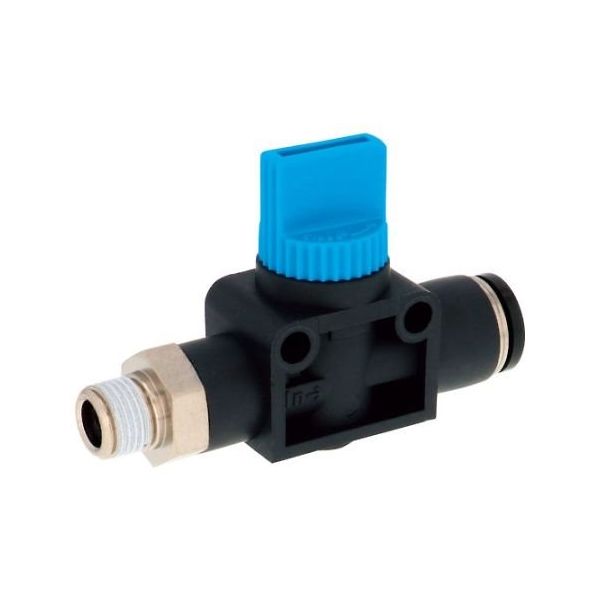 日本ピスコ ハンドバルブ ストレートB3方弁チューブR1/8出力8 HV01-8 1個 64-4804-85（直送品）