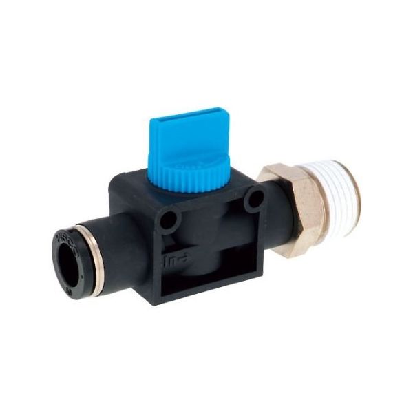 日本ピスコ ハンドバルブ ストレートA3方弁チューブ10出力R1/2 HV10-04 1個 64-4805-19（直送品）