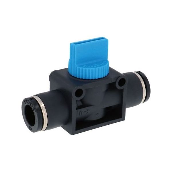 日本ピスコ ハンドバルブ ユニオンストレート3方弁チューブ10出力10 HV10-10 1個 64-4805-21（直送品）