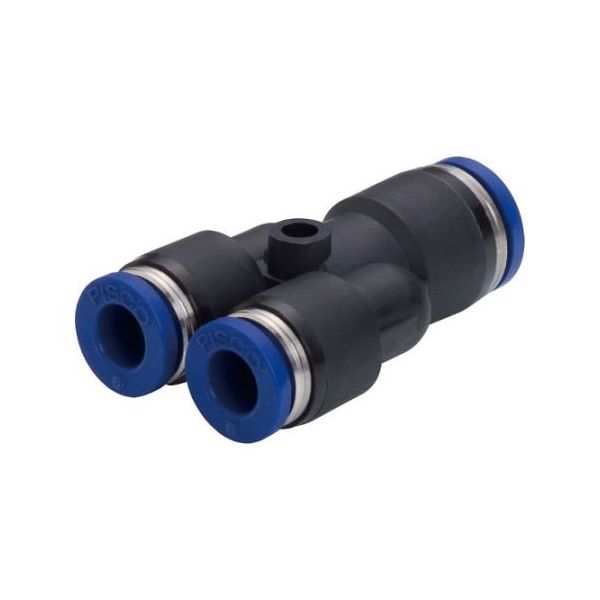 日本ピスコ SUS304継手 違径ユニオンワイ PW8-6SUS 1個 64-4805-91（直送品）