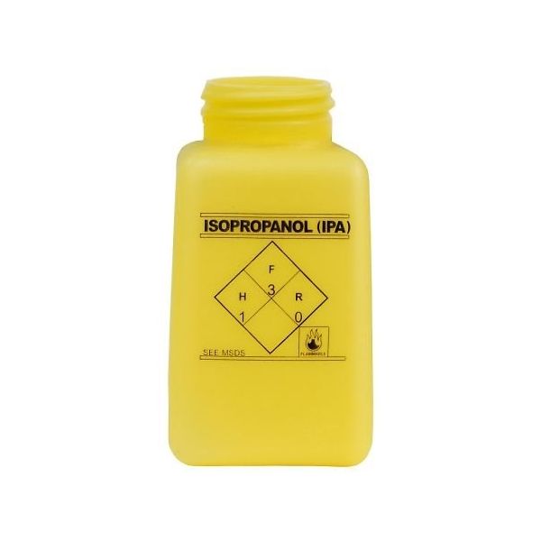 DESCO JAPAN ボトルのみ DURASTATIC 黄色 静電気拡散性 IPAと印字 35499 1個 64-2944-09（直送品）