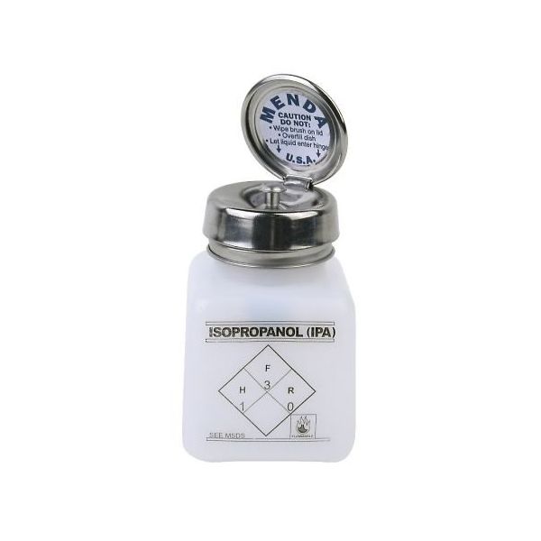 DESCO JAPAN ディスペンサー PUREーTOUCH 120cc ”ISOPROPANOL”の印刷 35396 1個（直送品）