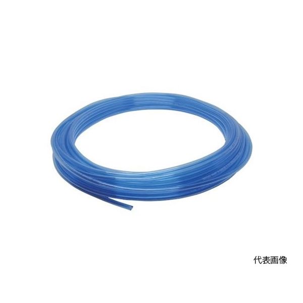 日本ピスコ 空気専用ポリウレタンチューブ クリアブルー 8×5mm 20m UBT0850-20-CB 1巻 64-4807-55（直送品）