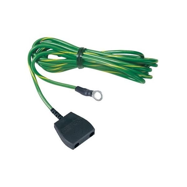 DESCO JAPAN コード 共用接地 10mm端子 抵抗なし 09825 1個 64-2945-65（直送品）