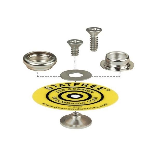 DESCO JAPAN マット留め具 共通 セット 10mm 09864 1セット 64-2945-74（直送品）