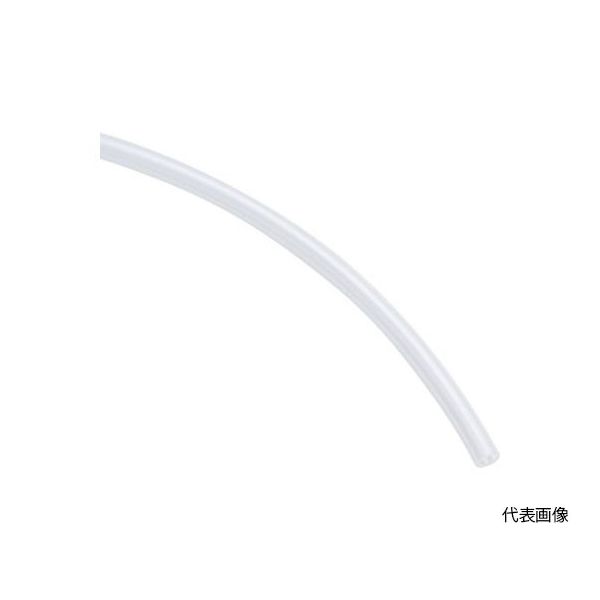 日本ピスコ ポリウレタンチューブ ミルクホワイト 1.8×1 20M UB01810-20-W 1本 64-4807-02（直送品）