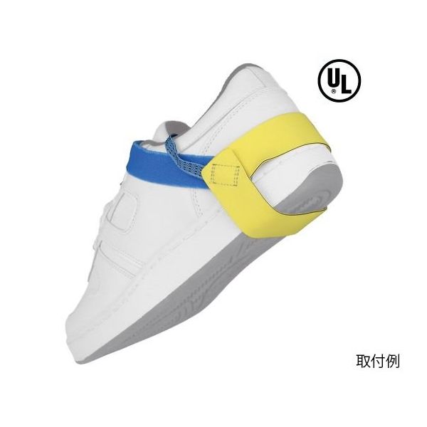 DESCO JAPAN 静電気対策フットグラウンダー(片足分) かかと 1MEG抵抗 17252 1個 64-2947-12（直送品）