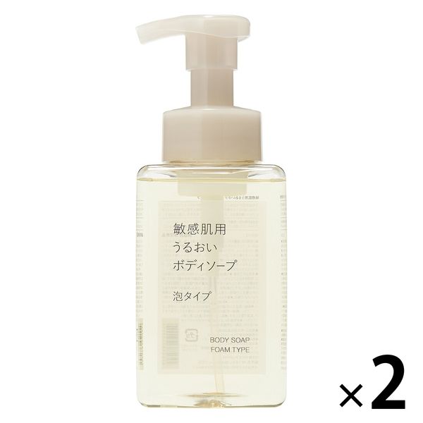 無印良品 敏感肌用うるおいボディソープ 泡タイプ 400mL 1セット（2個） 良品計画