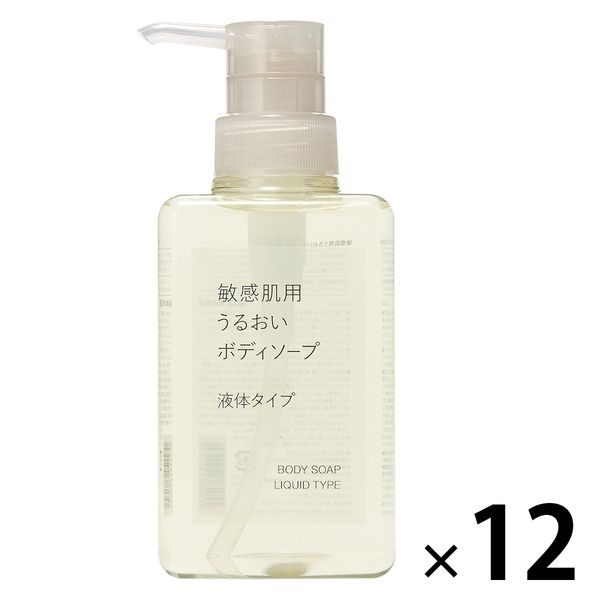 無印良品 敏感肌用うるおいボディソープ 液体タイプ 400mL 1セット（12