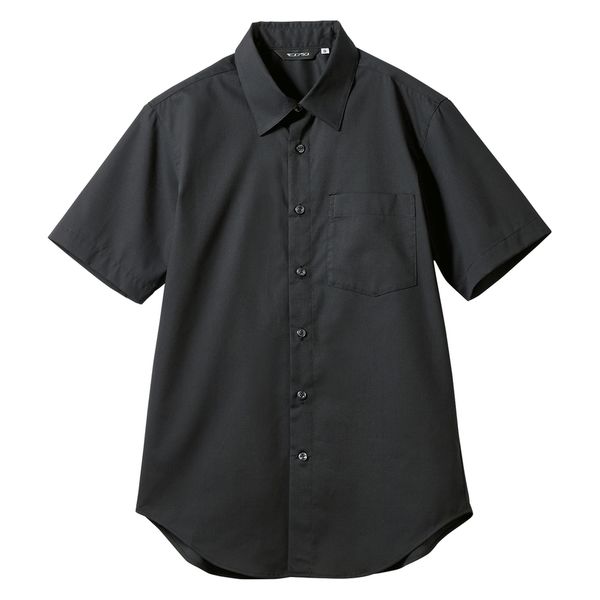 住商モンブラン シャツ　兼用　半袖　黒  SS008-93-3L  1枚（直送品）