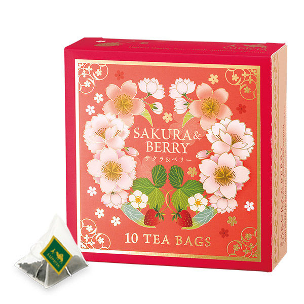 ルピシア サクラ＆ベリー 紅茶ティーバッグ 限定デザインBOX 1箱（10バッグ入）