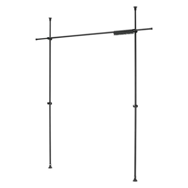 武田コーポレーション 間仕切りにもなる突っ張りポール ブラック