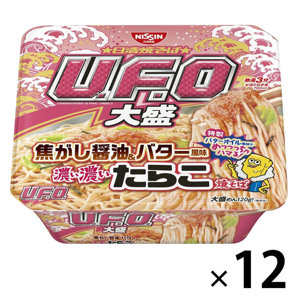 日清食品 日清焼そばU.F.O 大盛 濃い濃いたらこバター 1セット（12個）