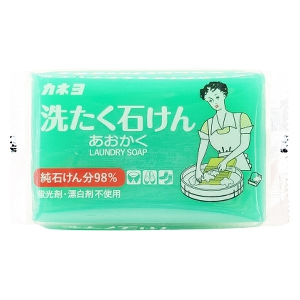 カネヨ石鹸 洗たく石けん　あおかく 4901329240442 150g×24点セット（直送品）