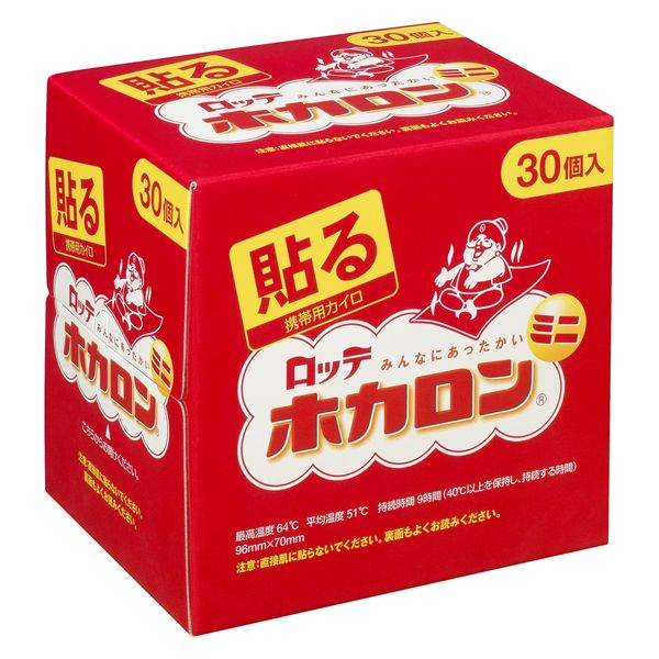 ロッテ ホカロン貼るミニ30P 4903336273055 1セット(30枚×16点セット)（直送品）