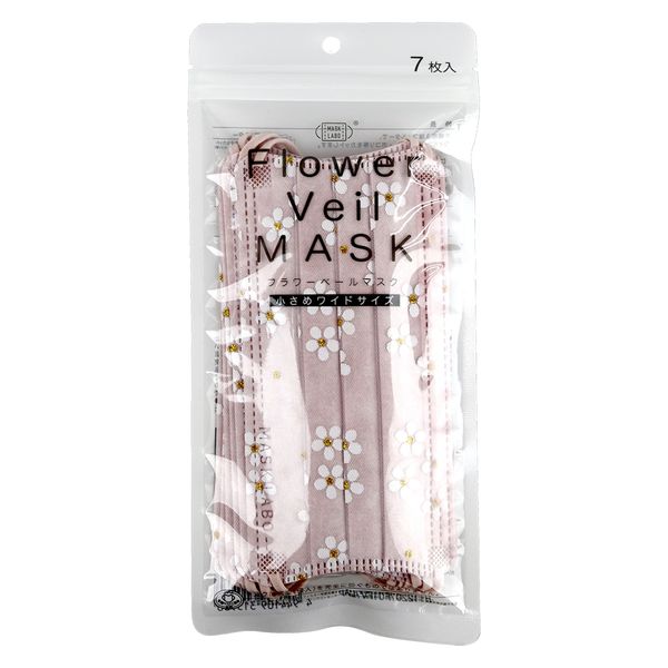 富士 フラワーベールマスク入アッシュピンク 4944109315930 7枚×30点セット（直送品）