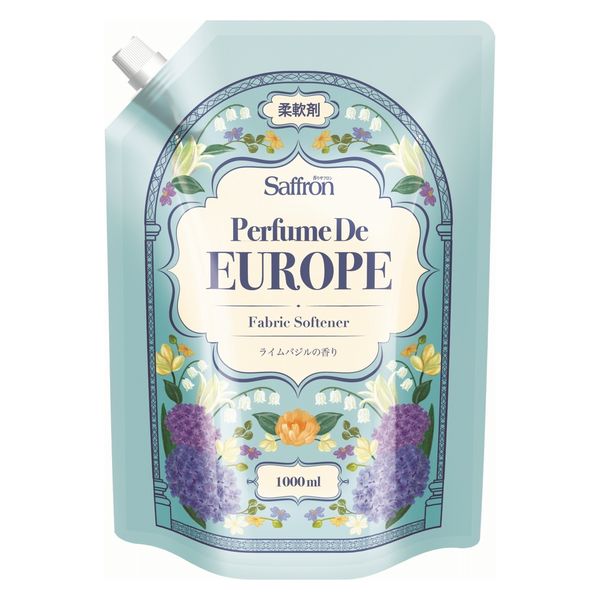 トイレタリージャパンインク 香りサフロン柔軟剤パフュームドヨーロッパ ライムバジルの香り大容量 4985275797311（直送品）