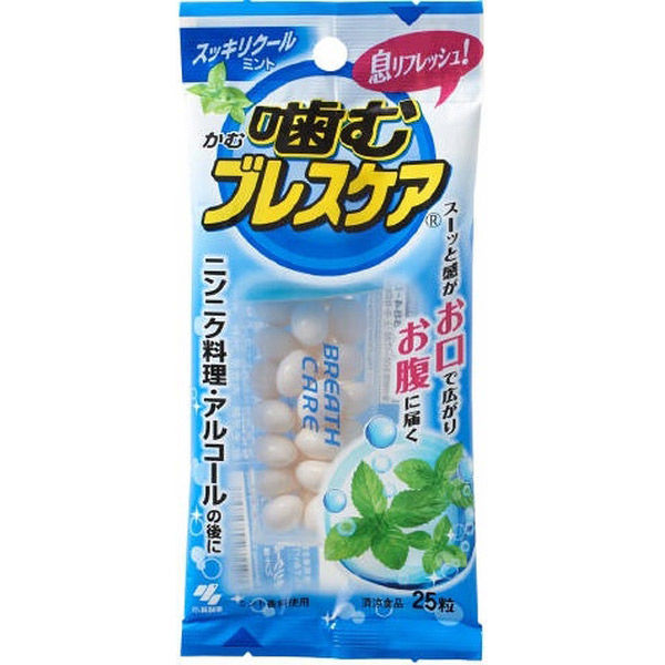 小林製薬 噛むブレスケア スッキリクールミント 4987072082898 25個×24点セット（直送品）