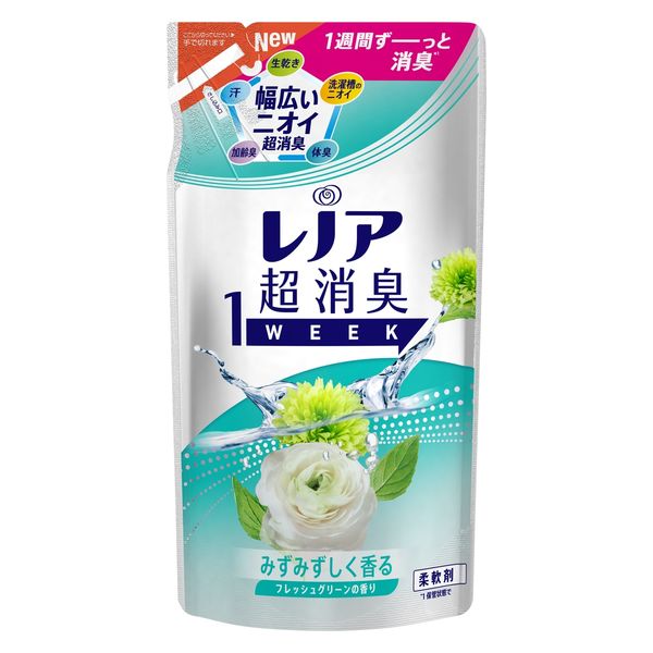 P＆G レノア超消臭１ｗｅｅｋみずみずしく香るフレッシュグリーンの香りつめかえ用 4987176167590（直送品）