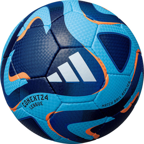 adidas（アディダス） サッカーボール コネクト24 リーグ 4号球 ブライトシアン AF484SK 1球（直送品）