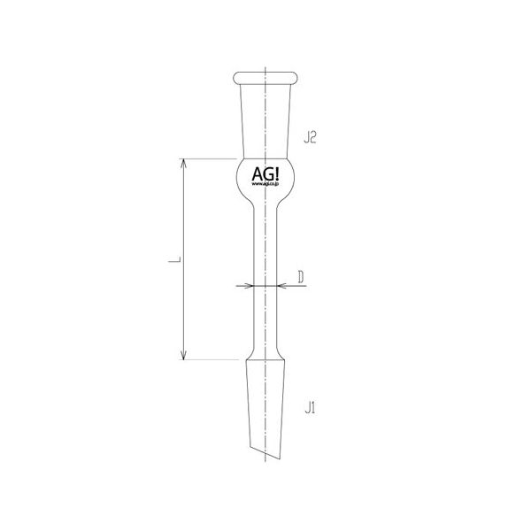 旭製作所 セミ・ミクロ 空気冷却器 120mm Φ13mm 3450-120-3M 1個 65-1838-57（直送品）