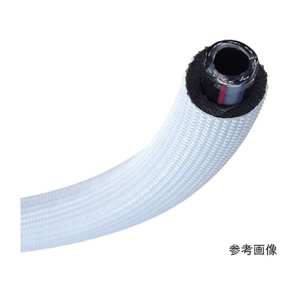 冷却水給排水用 ハイブリッドトヨドロップホース 内径12mm×外径18mm×断熱材外径26mm 長さ5m HTD-12G-5 1本（直送品）