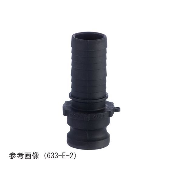 トヨックス カムロック アダプター ホースシャンク ポリプロピレン 3/4インチ 633-E-3/4-PP 1個 65-0881-28（直送品）