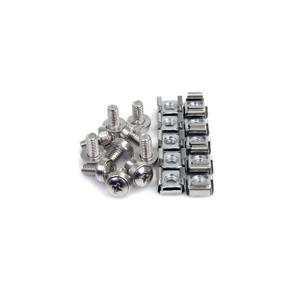 StarTech.com サーバーラックおよびキャビネット用M6ネジとケージナット 50セット CABSCREWM6 1個(50組)（直送品）