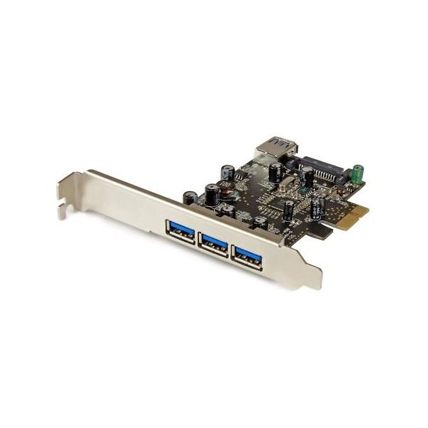 StarTech.com USB 3.0 4ポート増設PCI Expressカード PEXUSB3S42 1個 65-1896-50（直送品）