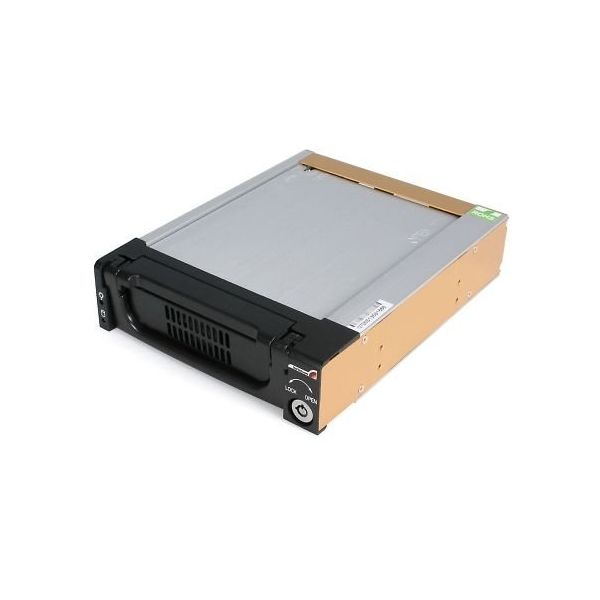 StarTech.com 5インチベイ内蔵型SATA HDD対応リムーバブルケース アルミ製 DRW150SATBK 1個（直送品）