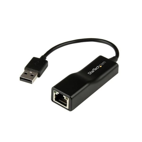 StarTech.com USB 2.0有線LANアダプタ 10/100Mbps対応 USB2100 1個 65-1896-06（直送品）