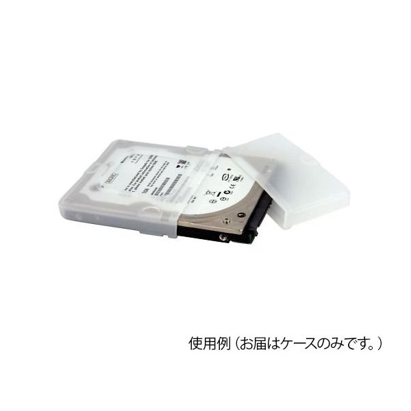 StarTech.com 2.5インチHDDハードディスク用シリコンカバーケース HDDSLEV25 1個 65-1898-05（直送品）