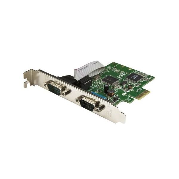 RS232Cシリアル2ポート増設PCI Expressカード 16C1050 UART内蔵 PEX2S1050 1個（直送品）
