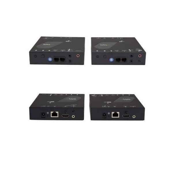 IP対応HDMI延長分配器キット 4K/30Hz対応 HDMI信号エクステンダー送受信機セット ST12MHDLAN4K 1個（直送品）