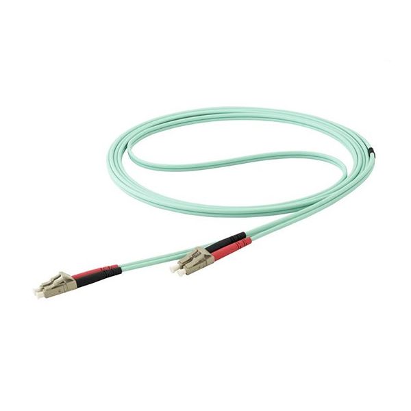 7m 光ファイバーケーブル(光パッチコード) 2芯LCコネクタ マルチモード対応 OM4準拠 450FBLCLC7 1個（直送品）