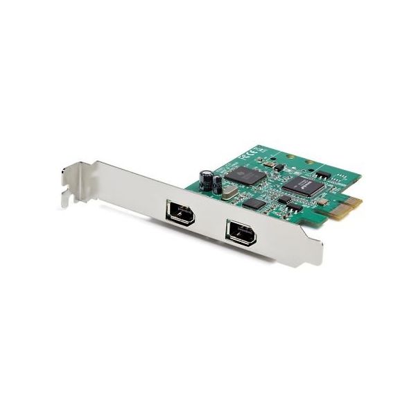 2ポート FireWire 400増設PCI Expressカード PCIe接続IEEE1394a互換アダプタ PEX1394A2V2 1個（直送品）